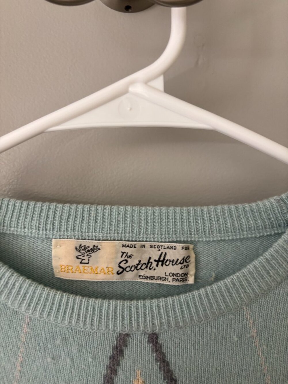 Vintage Braemar for The Scotch House 100% Cashmere Sweater - Picture 2 of 8